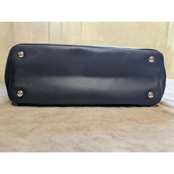 Coach Peyton Jordan Satchel Bag Black Saffiano Leather - Picture 8 of 9